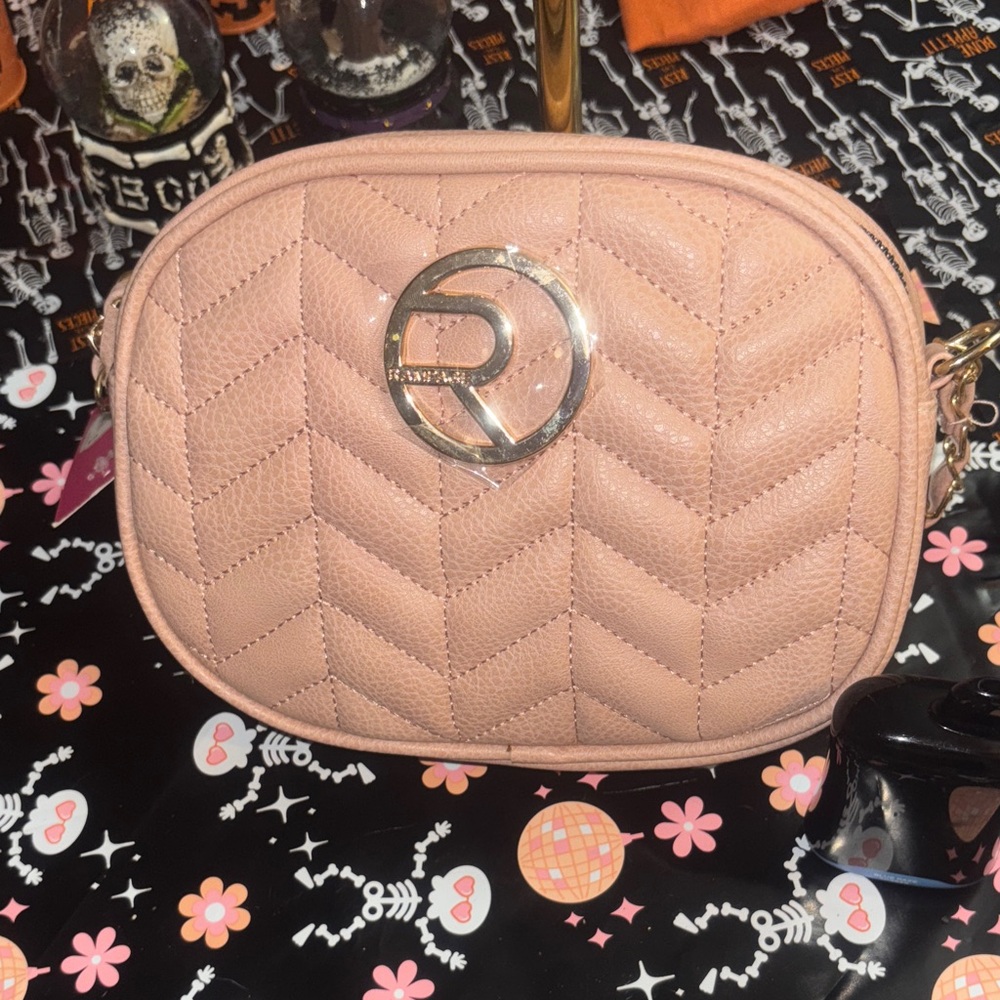 NWT! Rampage Pink Quilted Crossbody Bag